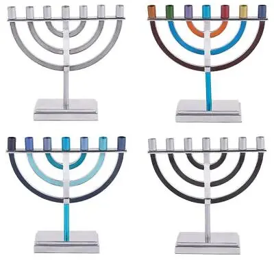 Yair Emanuel Traditional 7 Branch Menorah Jewish Candlestick Menora • £33.38