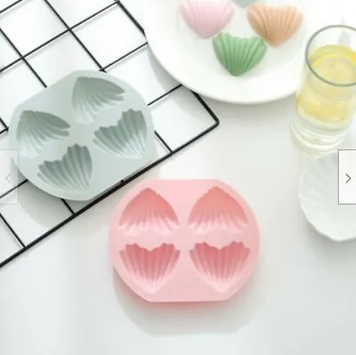 Silicone Madeleines  Cake Chocolate Mould Ice Cube Tray Jelly Cookies Candy Mold • £3.23