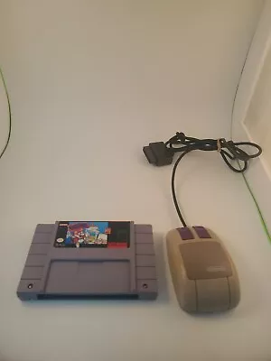 Mario Paint (Super Nintendo SNES 1992) With Original Mouse Controller • $32.48