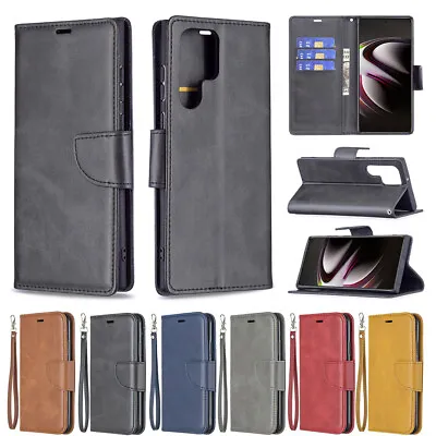 $10.85 • Buy Folded Wallet Leather Case Phone Cover For Samsung Galaxy S22 S21 S20 FE Note 20