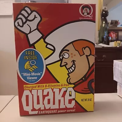 1965 Quake Cereal Box. ⭐️REPRODUCTION ⭐️  • $40