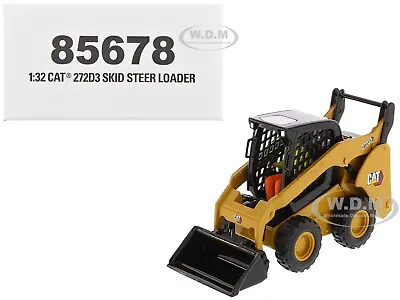 Cat Caterpillar 272d3 Skid Steer Loader With Operator 1/32 Diecast Masters 85678 • $69.99