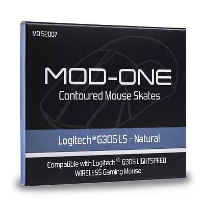 MOD-ONE Contoured Mouse Skates For Logitech G305 Lightspeed Natural • $7.99