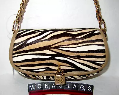 Michael Kors Mila Haircalf Small E W Chain Sling Messenger Bag NWT $328 • $139.99