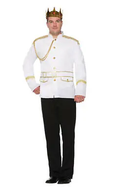 Prince Charming Mens Jacket Disney Fairytale Book Day Adults Costume Outfit  • £24.99