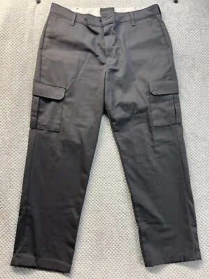 Red Kap Mens Pants Size 40x31 Gray Straight Leg Cargo Pocket Work Pants • $13.18