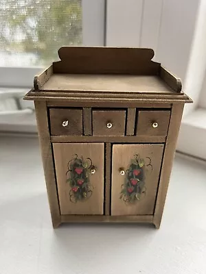 Vintage Dollhouse Victorian Country Cabinet 1:12 Miniature Scale Furniture • $15