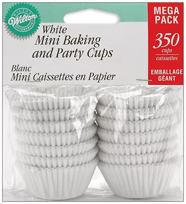 Wilton Mini Baking Cups 350/Pkg-White • $10.69
