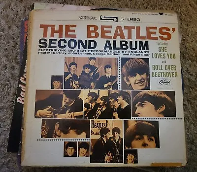 The Beatles Second Album Capital Records Vinyl Record Vintage • $12