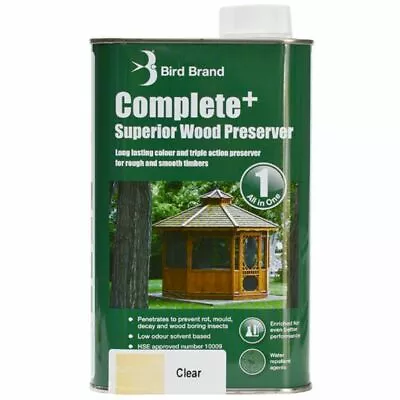 £21 • Buy Superior Wood Preserver Kills Dry Rot/Fungi/Larvae Shed Fence Cladding 2.5ltr 