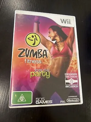 Zumba Fitness - Join The Party Complete W/ Manual (Nintendo Wii 2010 Pal) • $6.60