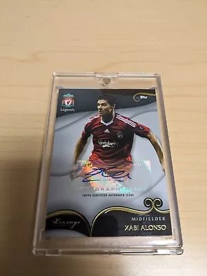 2022-23 Topps Liverpool FC Lineage Xabi Alonso Icon Autograph Auto Platinum /20 • $250