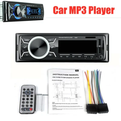 $46.95 • Buy Dual USB Fast Charge Digital Bluetooth Car Stereo Audio Radio MP3 Player USB/TF