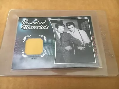 Elvis Presley 2012 Press Pass Essential Materials JACKET SWATCH /RELIC EM-1 • $42.96