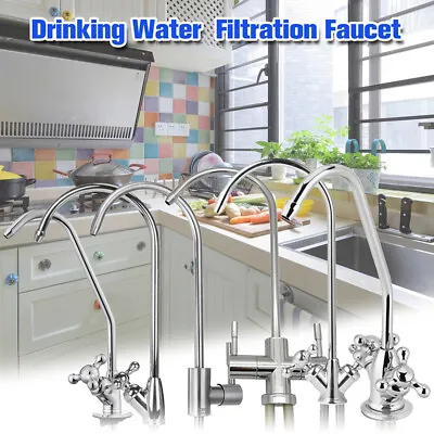 £9.85 • Buy 1/4 Inch Sink Water Purifier Kitchen Tap Faucet Filter Drink Water Filter System