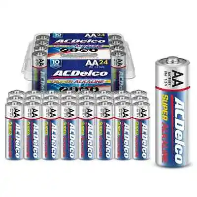 ACDelco AA Super Alkaline Batteries 24-Count  Free Shipping • $10.99