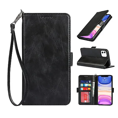 $12.42 • Buy Luxury PU Leather Flip Wallet Case Phone Cover For Sony Xperia 10II 5III 1II XZ3