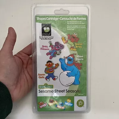 CRICUT SESAME STREET SEASONS CARTRIDGE ELMO COOKIE MONSTER New Sealed • $29.90