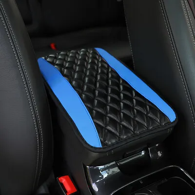 $16.99 • Buy Car Accessories Armrest Box Cushion Cover Center Console Pad Protector Leather