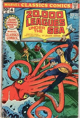 Marvel 20000 Leagues Under The Sea #4 (1976) Low Grade • £2