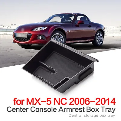 Armrest Center Console Storage Box For Mazda MX-5 2006 - 2014 MX5 MIATA Roadster • $17.90