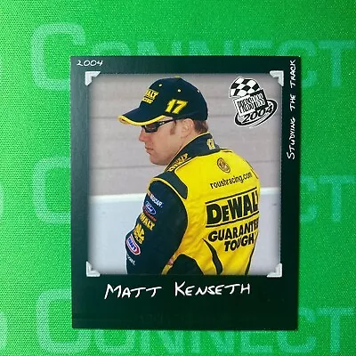 Matt Kenseth NASCAR 2004 Press Pass Snapshots Mini Studying The Track #SS12 • $3.49