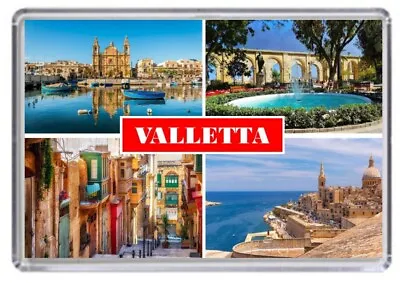Valletta Malta Hungary Fridge Magnet 01 • £2.85