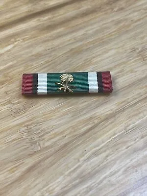 Saudia Arabia Liberation Of Kuwait Ribbon Bar Military Militaria Surplus KG JD • $8