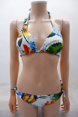 Dolce & Gabbana D&G Two Piece Set Bikini Swim Suit Floral Size 3 Uk 12 Worn Once • £179.20