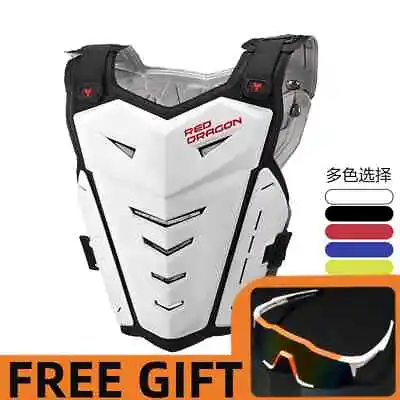 Motorcycle Armor Vest Chest Body Protectors Back Protector Portable New • $74.98