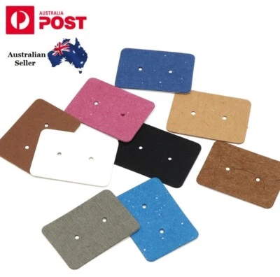 $2.95 • Buy Paper Earring Display Holder Hanger Cards Tags Craft Market Jewellery