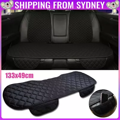 Rear Car Auto Seat Cover Back Protector Mat Chair Cushion Storage Pad Universal • $18.95