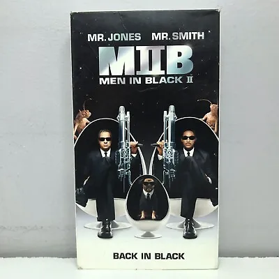 Men In Black II VHS Video Tape Will Smith Tommy Jones VCR Movie Part 2 MIB RARE! • $7.99