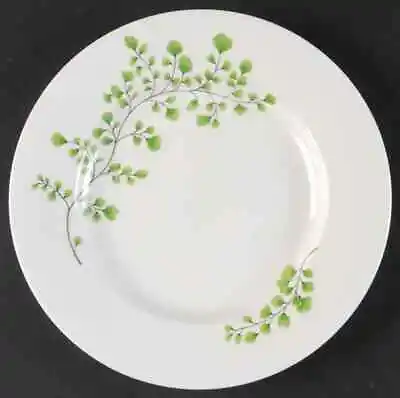 Martha Stewart Maidenhair Fern Green Salad Dessert Plate 6519100 • $39.99