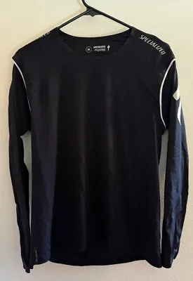 Specialized Gravity Race Long Sleeve Jersey Medium Black Great Condition • $22