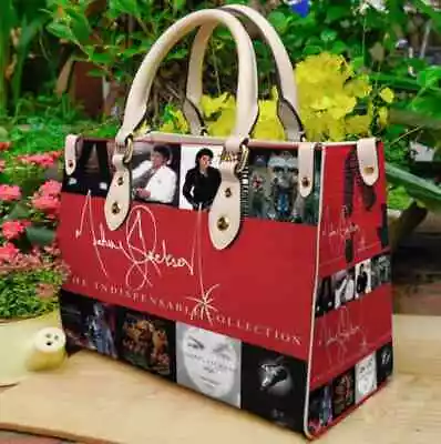 Michael Jackson Leather Handbag & Wallet Custom King Of Pop Bags And Purses • $28.99