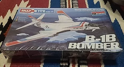 Monogram Snap Tite B-1B Bomber 1/144 Scale # 1108 Plastic Model Kit NIB Sealed • $27