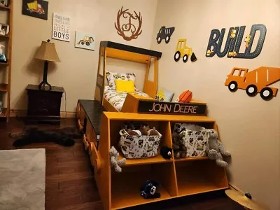 $3290 • Buy Coolest Kids Bulldozer Bed On The Planet Twin Size