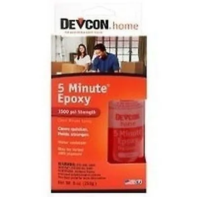 New Devcon 20945 S209 2 Part 2pk Large 5 Minute Epoxy Glue Waterproof Adhesive • $11.19
