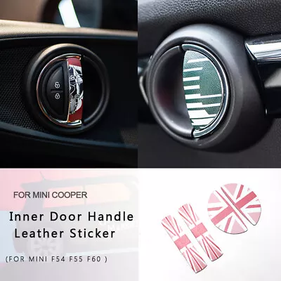 Pink Jack Front Rear Door Handle Sticker For Mini Cooper F55 F54 F60 Decoration • $15.46