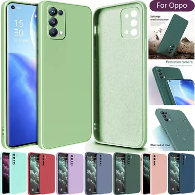 For OPPO A74 A54 5G A77 A57 A53 A17 Liquid Silicone Back Case Shockproof Cover • $13.12