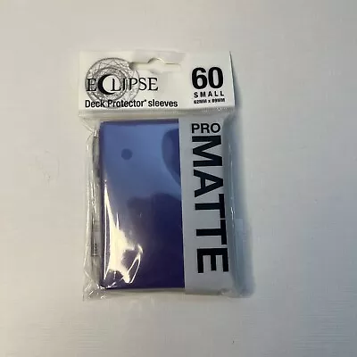 (60) Ultra Pro Eclipse PRO MATTE PACIFIC BLUE Small Deck Protector Card Sleeves • $4.29