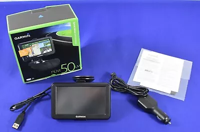 Garmin NUVI 50LM GPS Special Edition W/Accessories & Lifetime Maps - Works!#4905 • $24.99