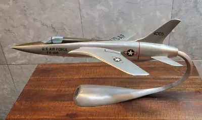 Republic F-105 Thunderchief Aluminum Desktop Model W/Stand Vintage And Rare • $1200