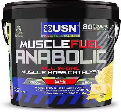 £69.90 • Buy USN Muscle Fuel Anabolic All In One 4kg / 4000g - ALL FLAVOURS