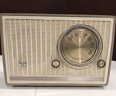 Motorola All Transistor Radio AX5W (1960s) White Vintage  • $48