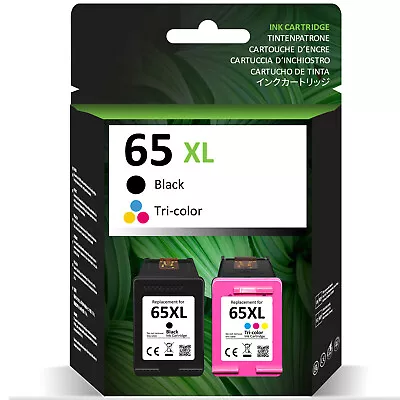 65XL Ink Cartridge For HP 65 Deskjet 2652 2655 3752 3755 ENVY 5032 5010 5055 Lot • $15.25