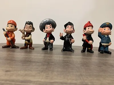 CANTINFLAS COMPLETE  6 PCS VINTAGE 80's MEXICAN RUBBER TOY FIGURE MEXICO 4.50  • $439