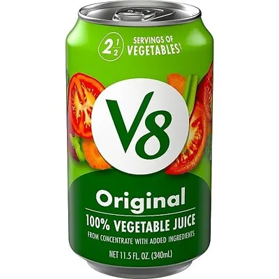 V8 Original 100%Vegetable JuiceBlend With Tomato Juice 11.5 FL OZ FREE SHIPPING • $6.45