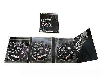 Sony PlayStation 3 PS3 CIB COMPLETE TESTED Mass Effect Trilogy • $14.99